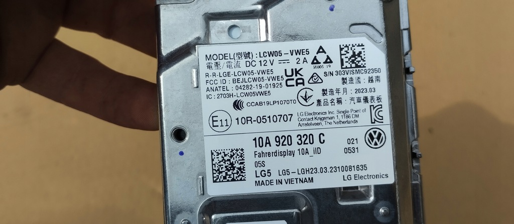 фото №5, Лічильник дисплей віртуальний volkswagen id.4 vw id4 10a920320c