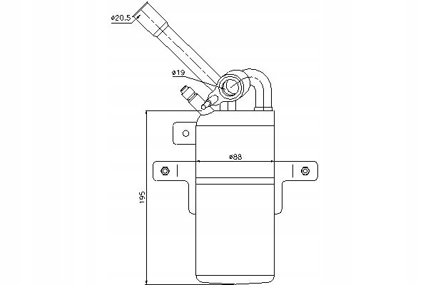 фото №1, Nissens осушувач кондиціонера ford tourneo connect