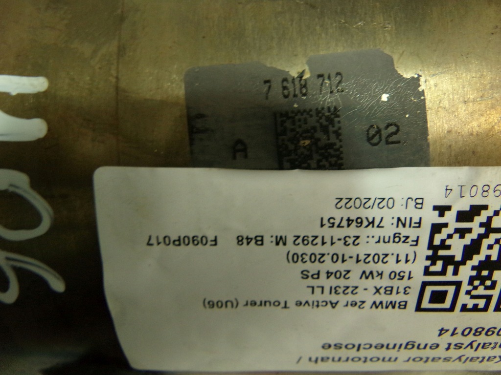 фото №8, Bmw 2 u06 x1 u11 b38x b48n фільтр часток твердих dpf каталізатор