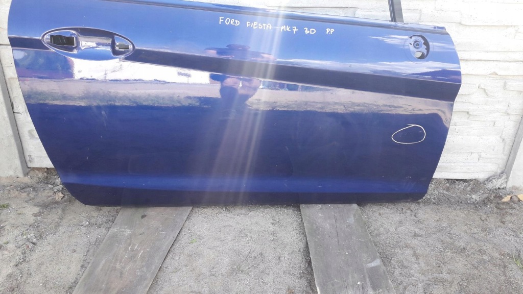 фото №3, Дверь ford fiesta mk7 vii 3d правое перед 08-17