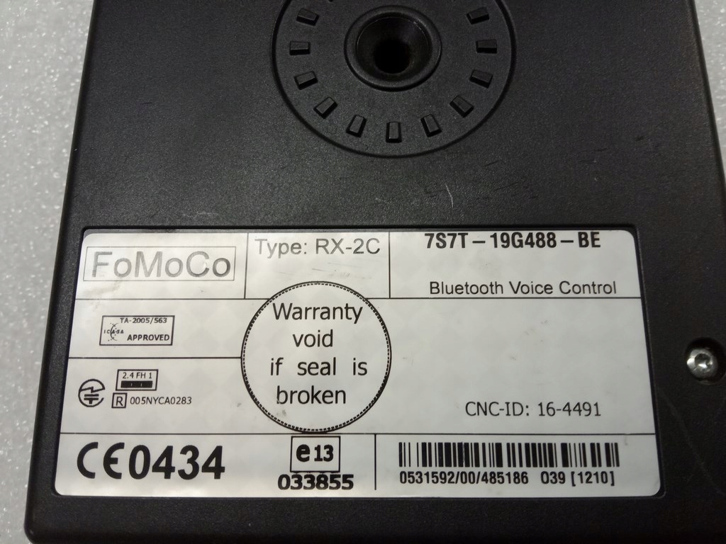 фото №3, Ford - модуль bluetooth 7s7t-19g488-be