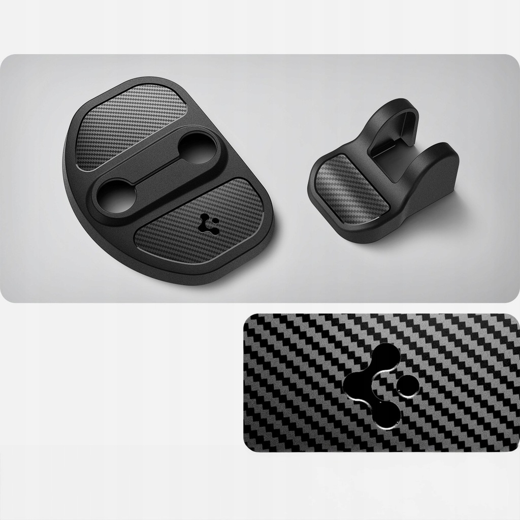 фото №12, Захист замки петлі двері 4x do tesla model 3/y, spigen door lock cover
