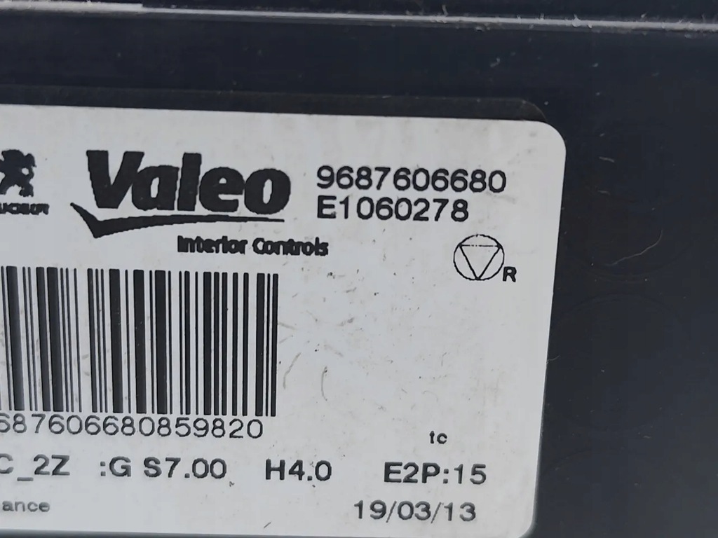 фото №7, Citroen ds4 панель кондиционера 1.6 hdi 115 дизель 84kw 114 hp 9687606680