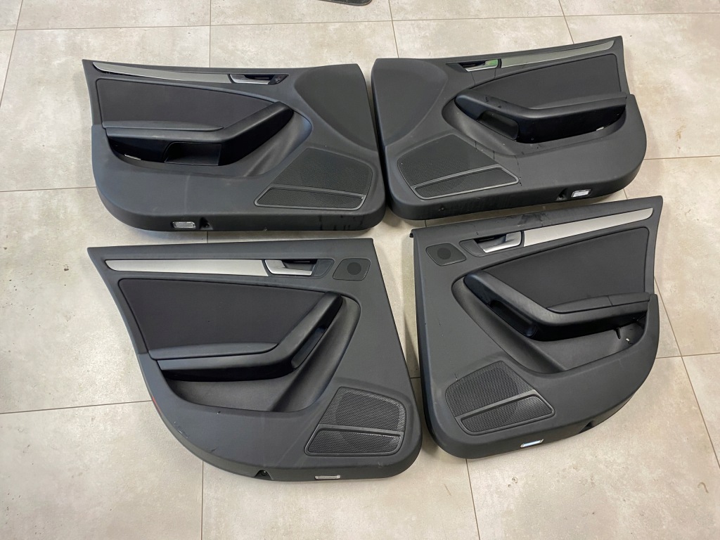 фото №1, Audi a4 b8 sedan обшивки обивка дверь комплект