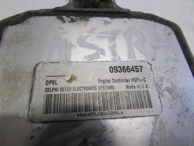 фото №1, Блок управления , бортовой компьютер двигателя opel astra ii 1,6 16v