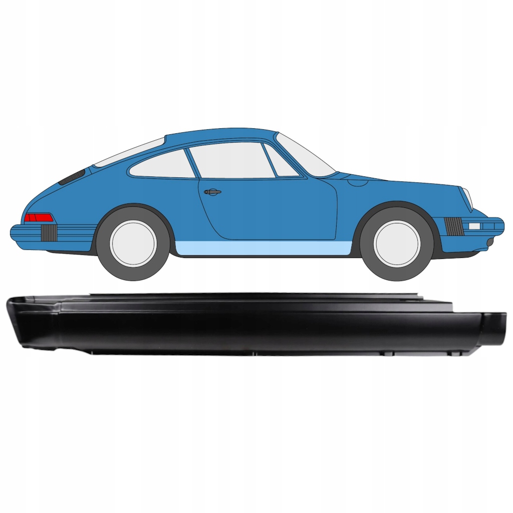 Купить Полный порог к porsche 911 1974-1989 / правая