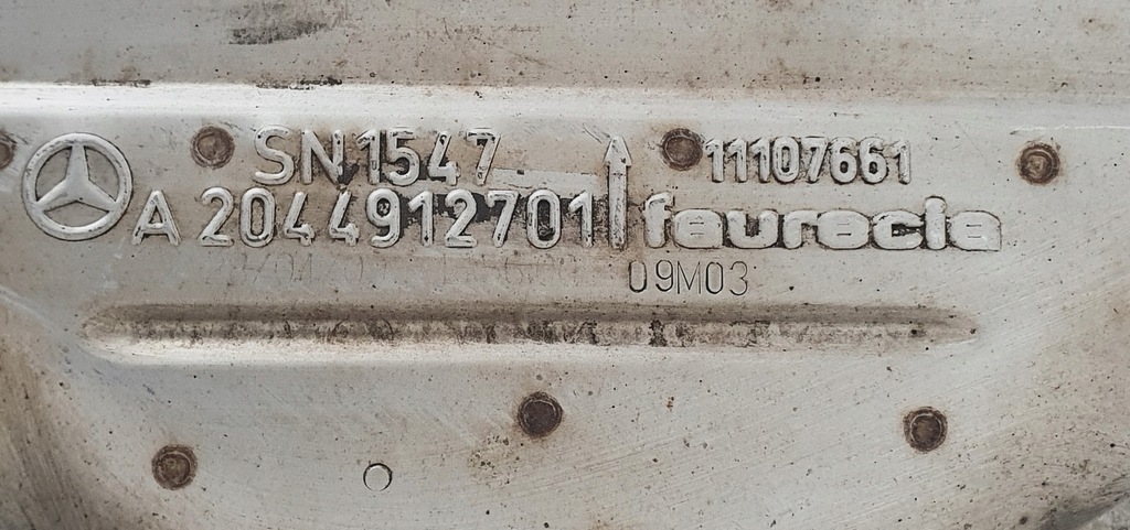 фото №8, Гасник кінцевий вихлоп правий mercedes glk x204