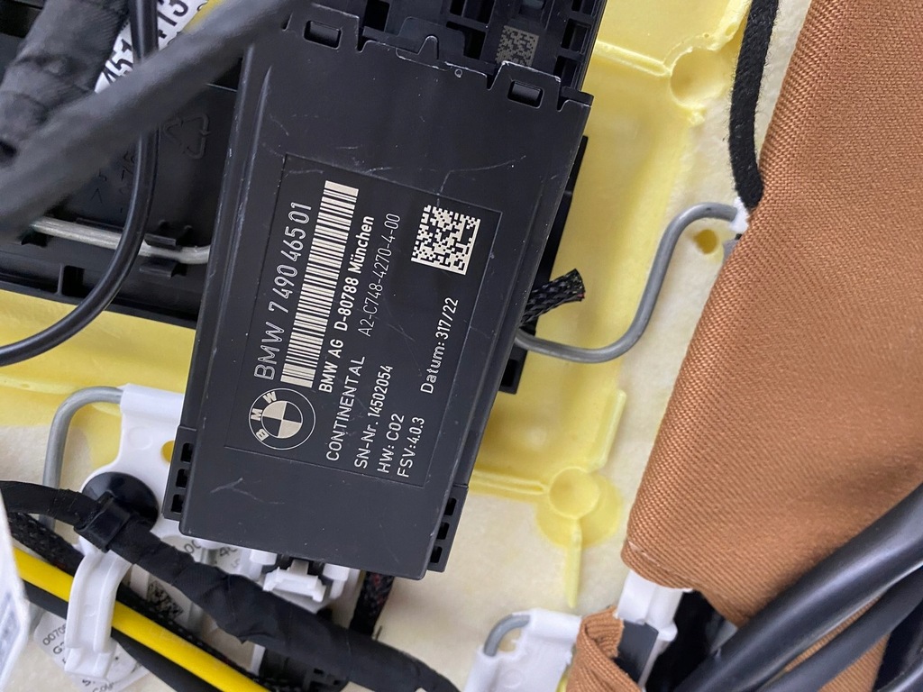 фото №8, Bmw z4 g29 сидіння пасажира правий шкіряний коричневий 18-