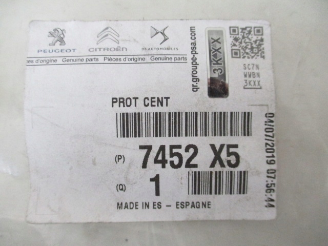 фото №8, C3 pluriel молдинг бампера задня середня nowa