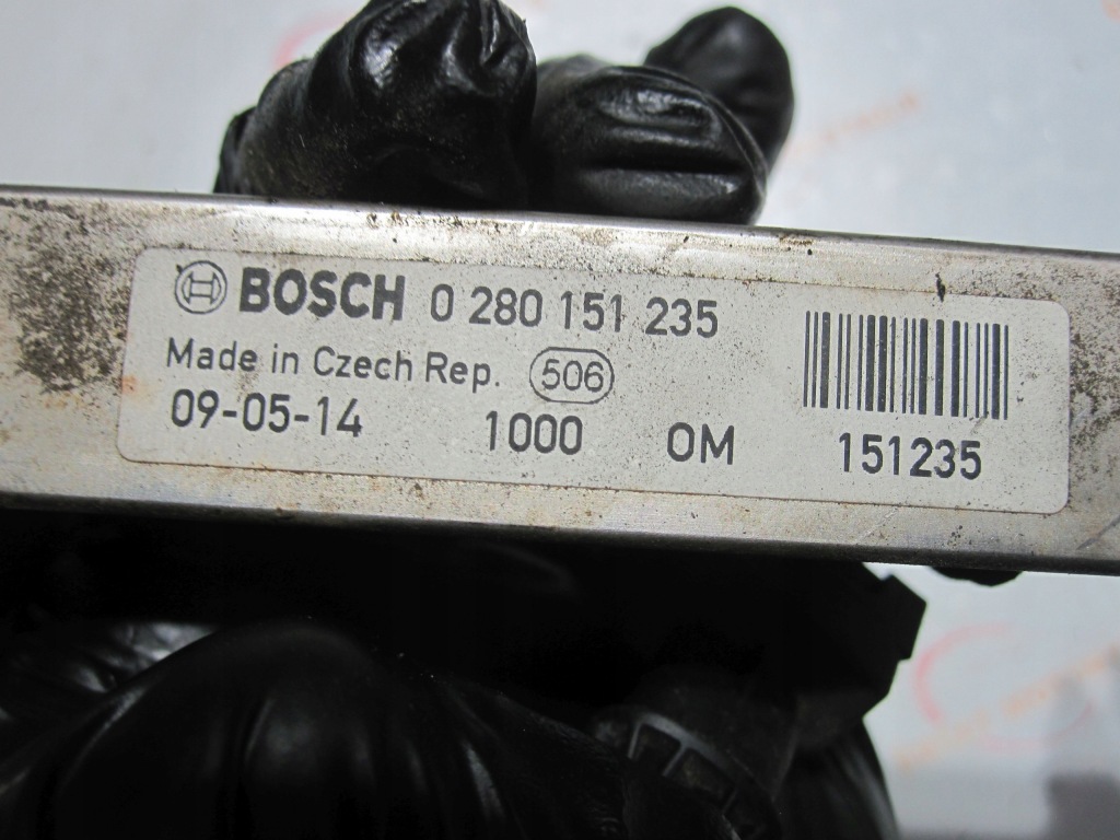 Alfa mito 1.4 turbo 198a4000 120km молдинг упорскування форсунки 0280151235 Зі Шроту
