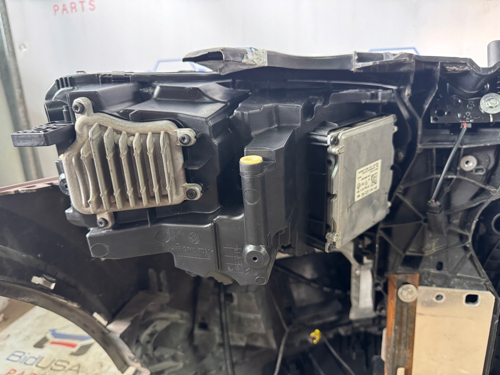 фото №7, Бампер передний kompletny лампы led eu балка шторка audi q5 80a 2018 s-line