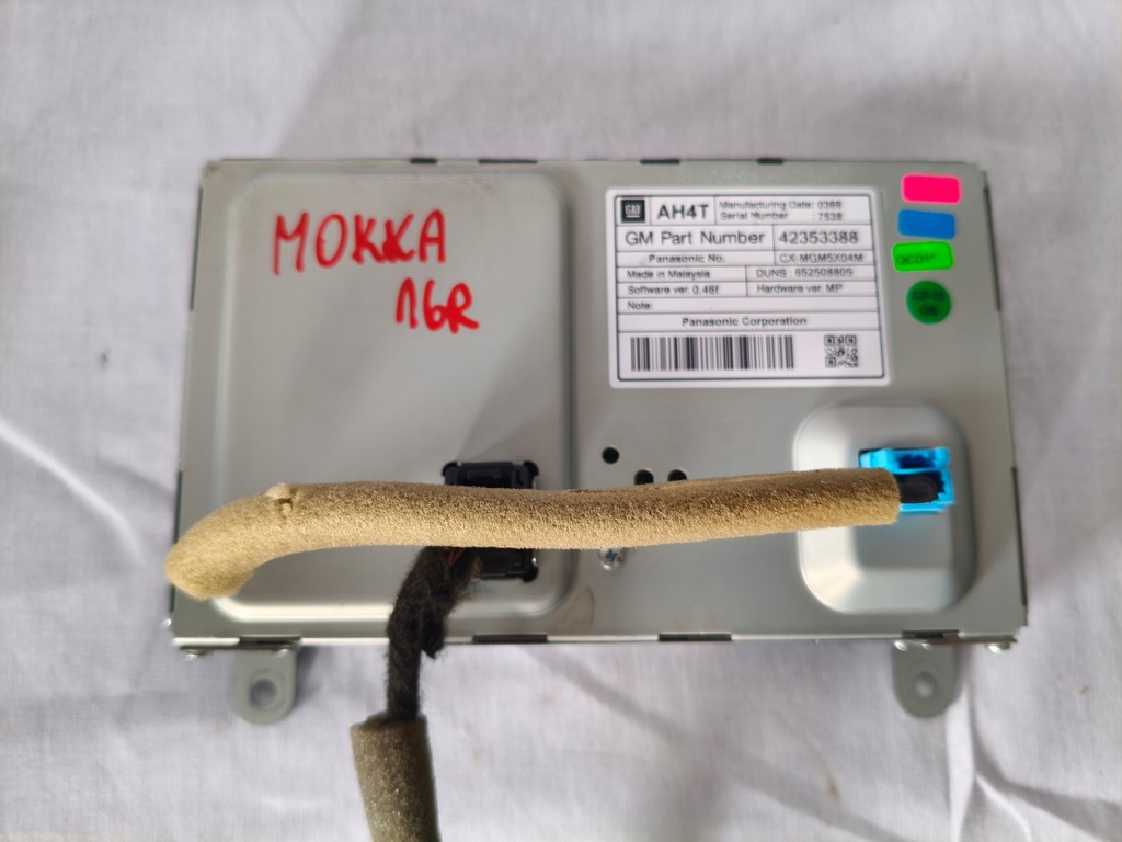 фото №12, Opel mokka радио навигация панель дисплей модуль 84026623 42353388