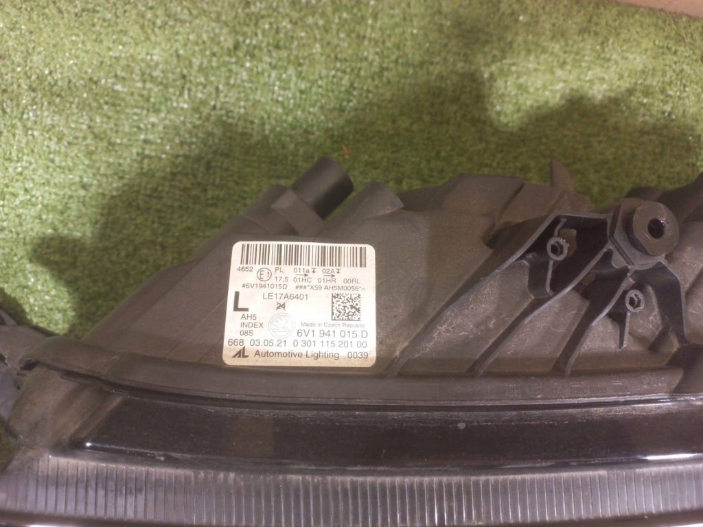 Фара skoda fabia 3 рестайлинг  full led левый перед европа 6v1941015d Недорого