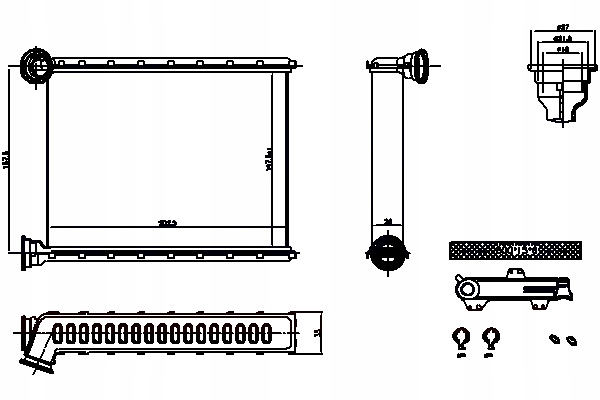 фото №1, Nissens отопитель renault espace v grand scenic iv kadjar kangoo