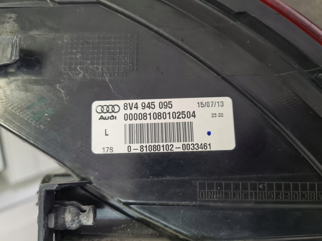 фото №6, Лампы левый задняя audi a3 8v 8v4945095 sportback