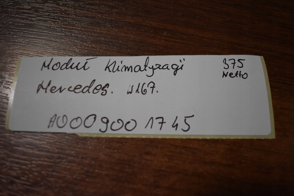 фото №4, Idealny модуль кондиционера mercedes w167 1 9