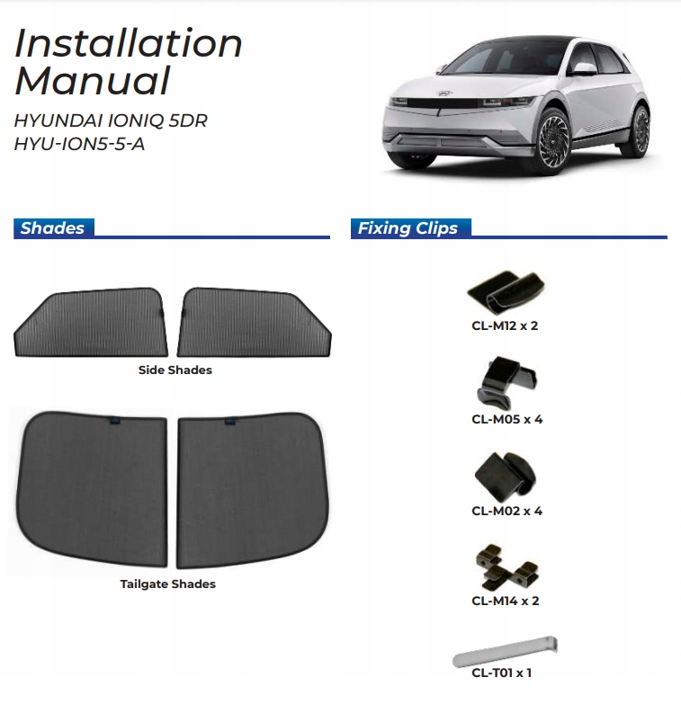 фото №16, Шторки солнечные hyundai ioniq защита шторка солнцезащитные