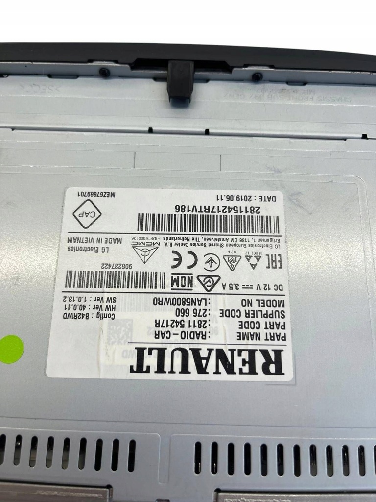 фото №8, Dacia duster ii 2018 середина карти do навігації cd/dvd