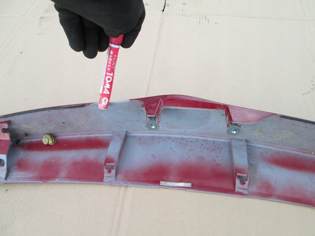 фото №8, Toyota auris ii молдинг накладка крышки задняя задний