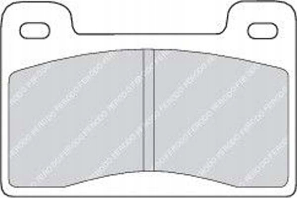 фото №1, Ferodo гальмівні колодки гальмівні skoda 130 rapid wartburg 3