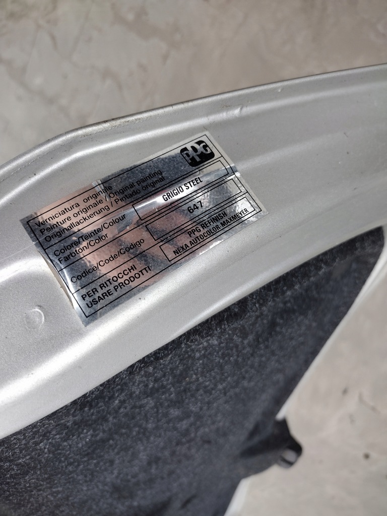 фото №9, Кришка багажника багажника fiat panda 647