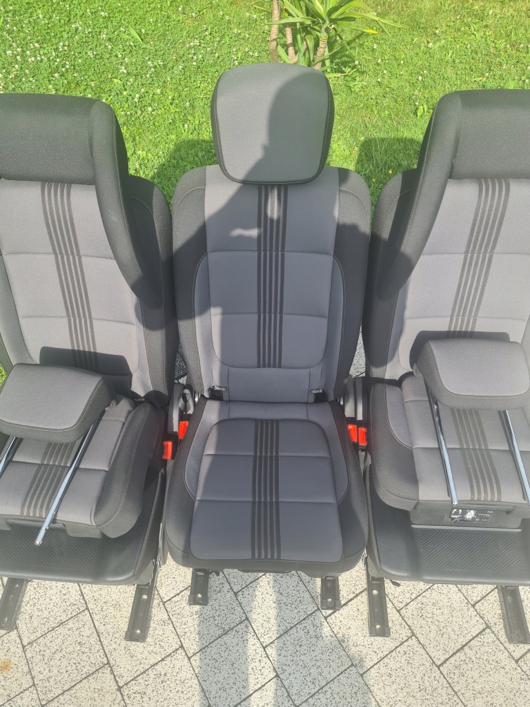 фото №5, Сидіння заднє сидіння foteliki kpl vw sharan ii 7n ідеальний стан fv