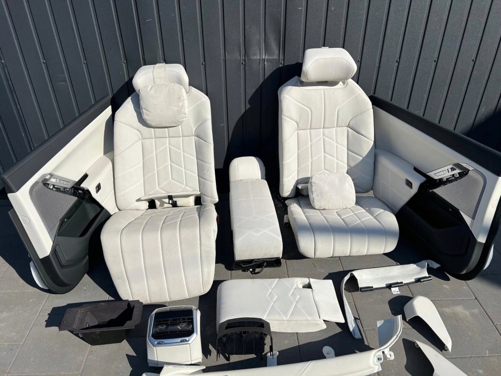 Сидіння оббивка шкіра обігрів вентиляція full bmw 7 g70 crystal Ціна