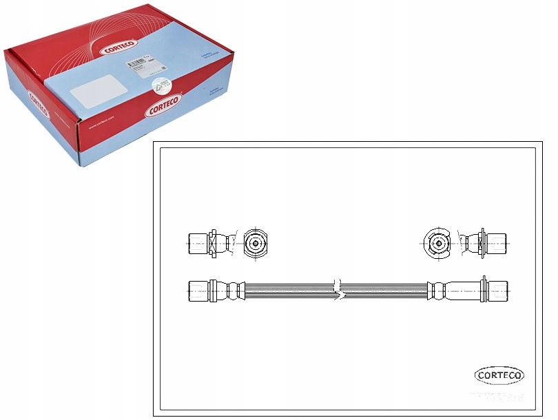 фото №1, Corteco шланг гальмівний toyota 4 runner 3.0 turb
