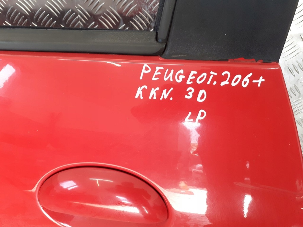 фото №3, Дверь левый перед peugeot 206+ kkn