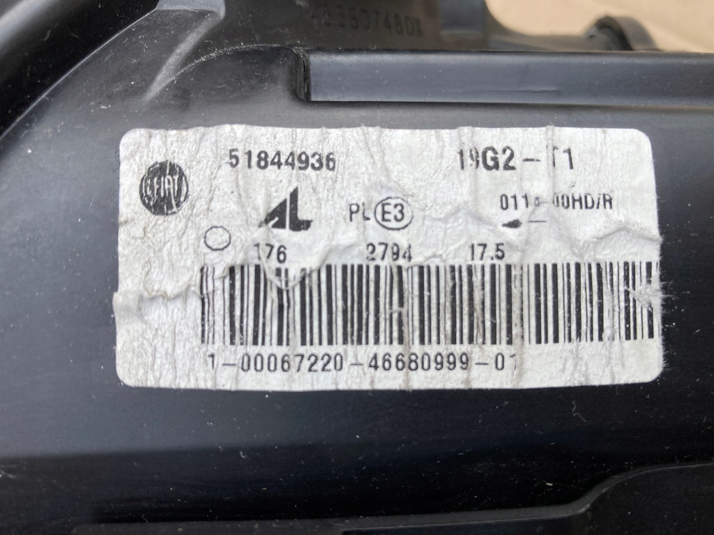 фото №7, Fiat 500 лампа правая ксенон правый