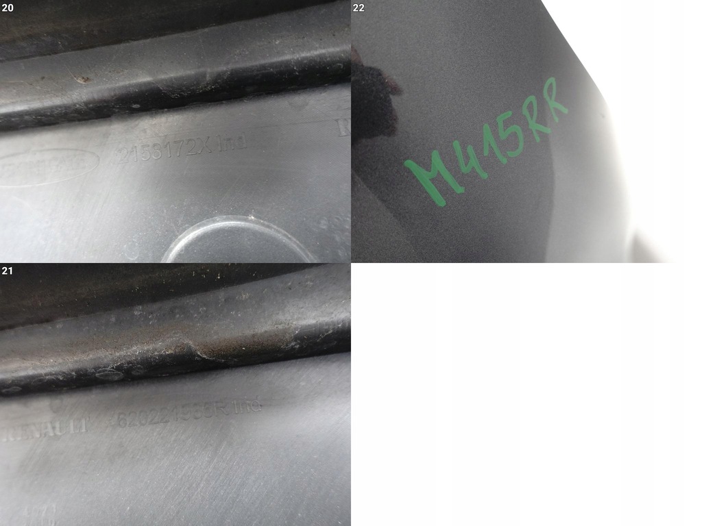 фото №15, Renault kadjar lift 18-22 бампер спойлер решітка радіатора ґрати перед sra/6xpdc