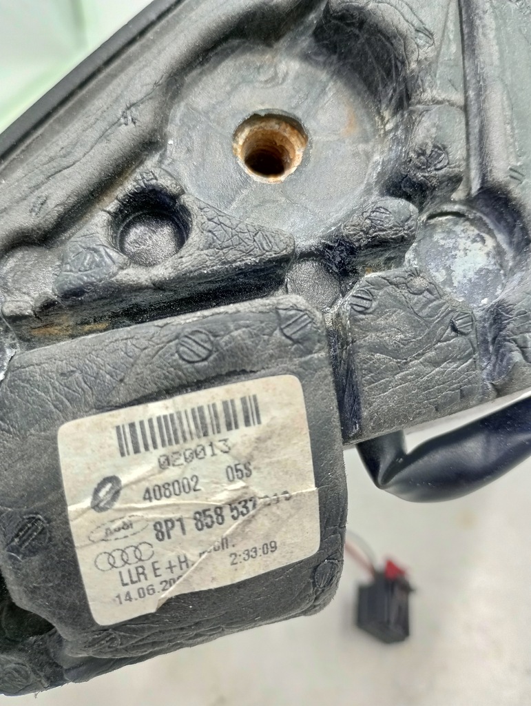 фото №10, Зеркало правое audi a3 8p 5pin lz5c 8p1858532