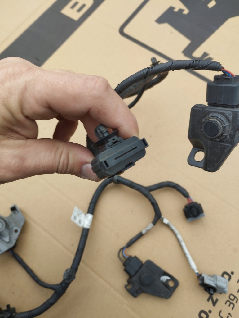 фото №5, Джгут бампера перед pdc kona + 4x partronic датчик бампера + тримачі