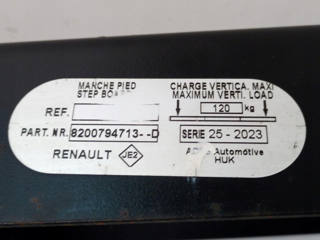 фото №5, Балка бампера задняя подножка renault master iii iv 8200794713