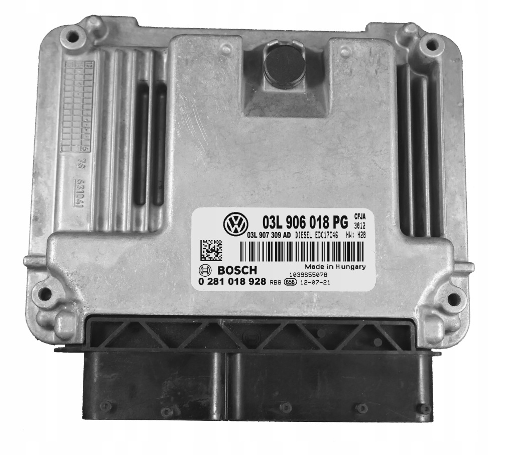 фото №1, Блок управления vw caddy 2.0tdi 03l906018pg 0281018928