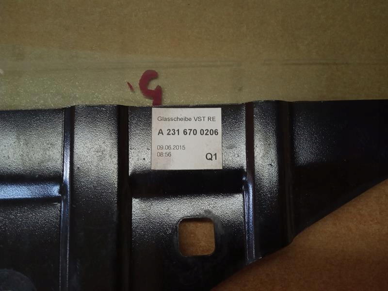 фото №4, Стекло треугольное правая задняя mercedes sl r231