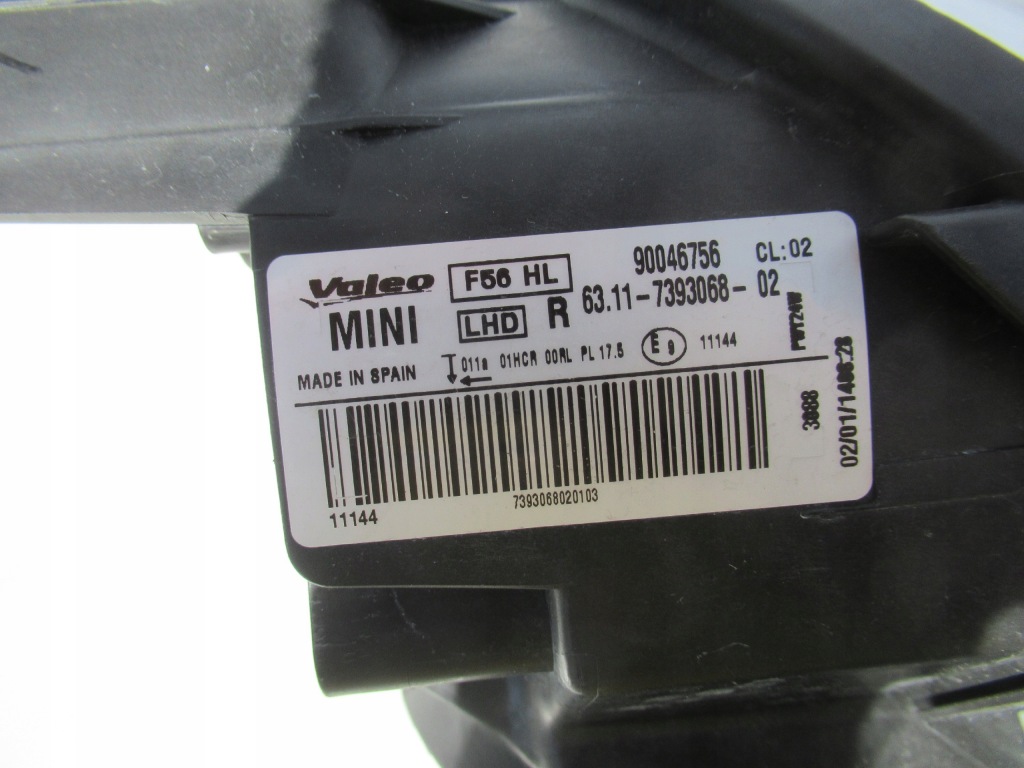Mini cooper f55 f56 фара правый  full led 7393068 с Разборки