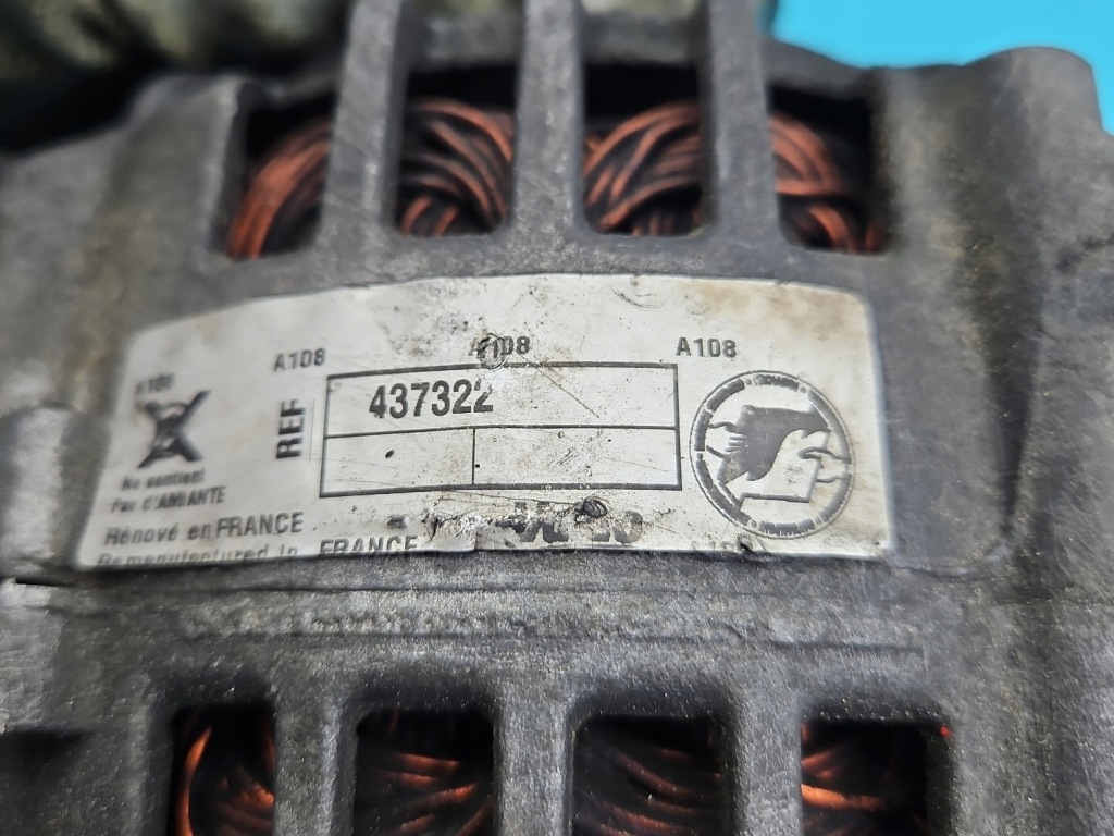 Test генератор renault megane 1 s542466a 1.9 dci с Разборки