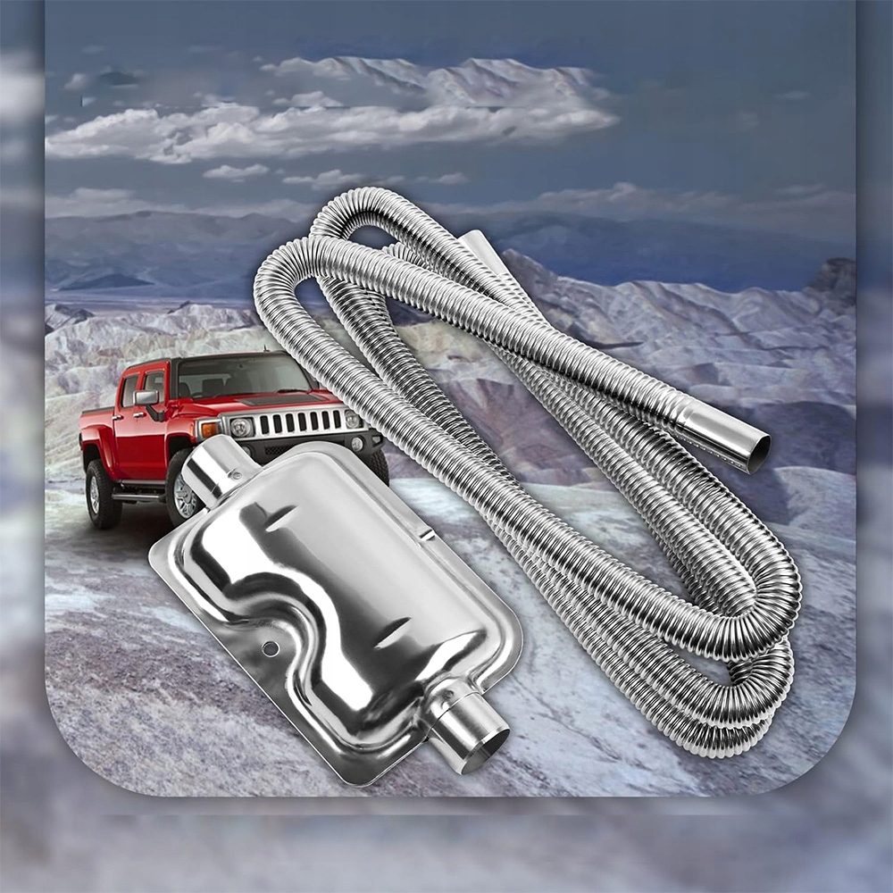 фото №14, Труба выхлопная выхлопных газов wąż выпускной отопитель вспомогательная с гаситель 200cm