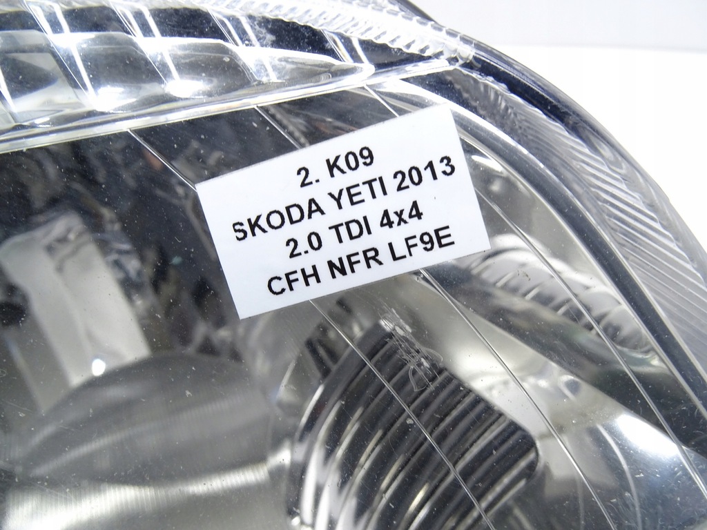 фото №15, Лампа фара права правий перед передня skoda yeti i 5l2941016a