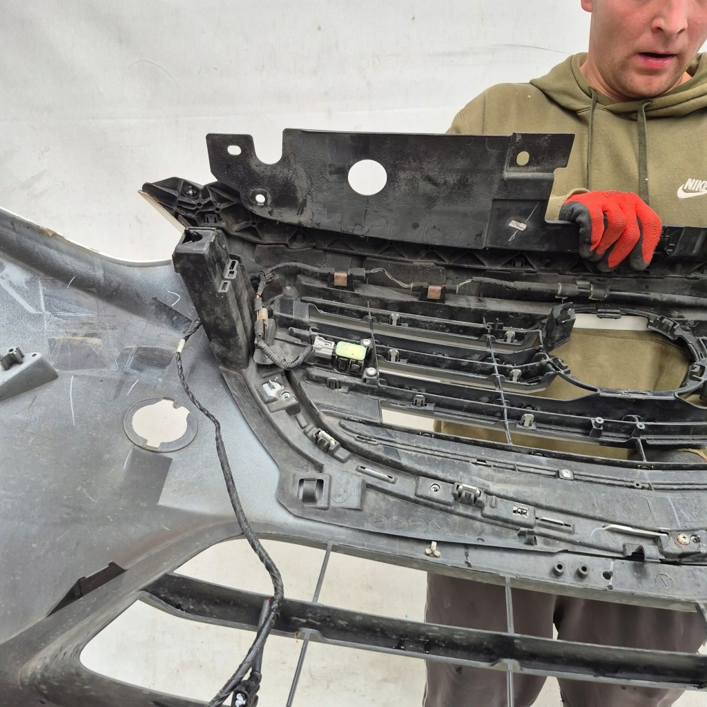 фото №16, Mazda cx3 cx-3 lift 18- бампер перед передний решётка радиатора жгут pdc dk8a-50031