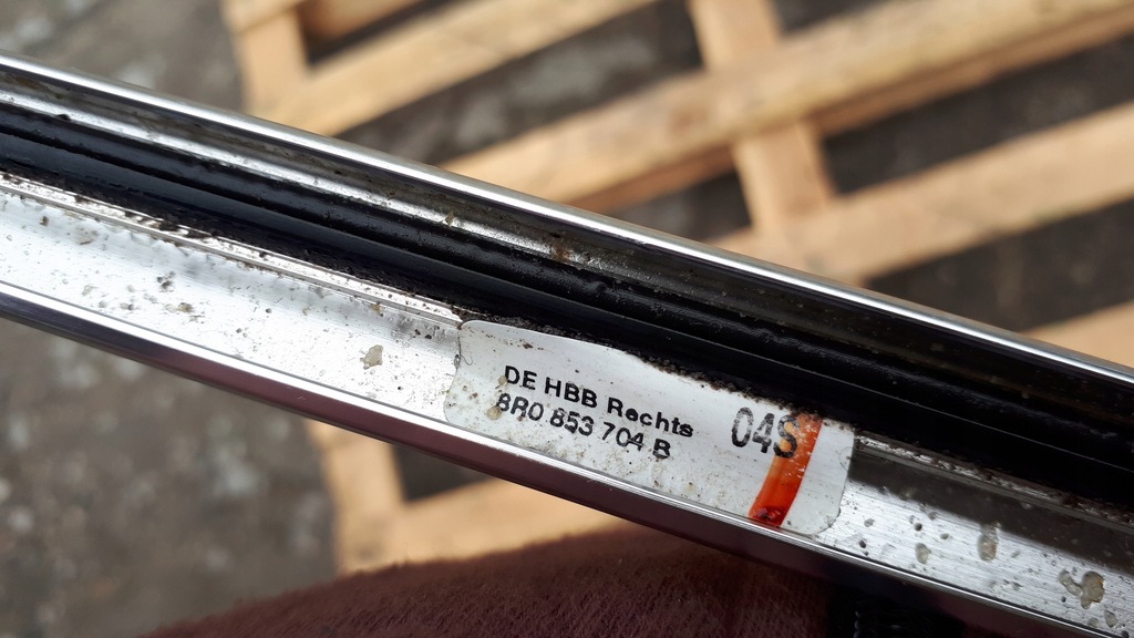 фото №7, Q5 8r молдинг хром кузовна права 8r0853704b