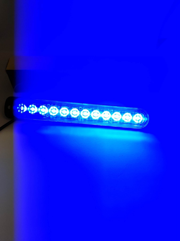 Stroboskop фара предупредительная policja straż 12/24v mocne фонарь  niebieskie Киев