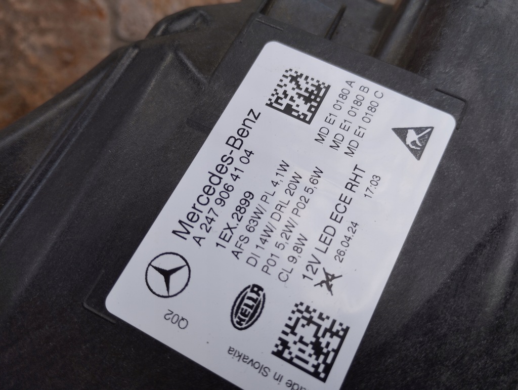 фото №10, Лампа ліва multibeam mercedes gla ii 247 h247 lift 2023-^ a2479064104