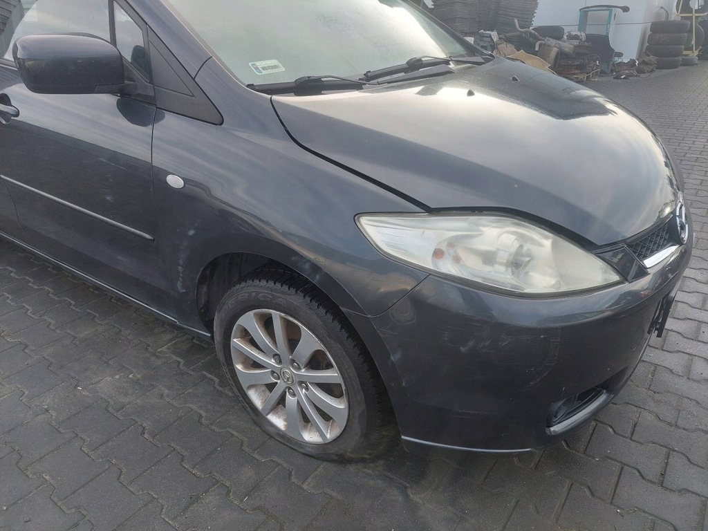 фото №8, Kompletny перед mazda 5 i 28b капот бампер крила лівий правий лампа