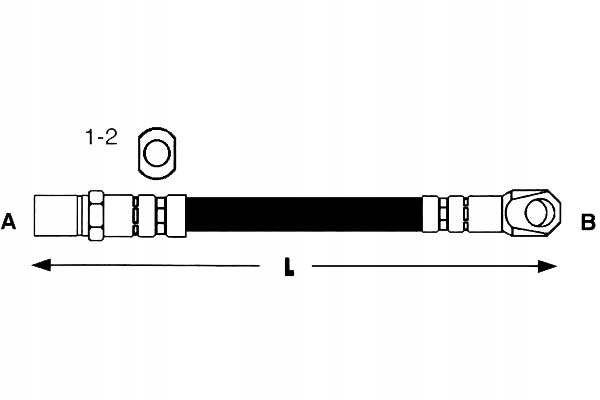 Купить Шланг тормозной гибкий lada niva 76- перед