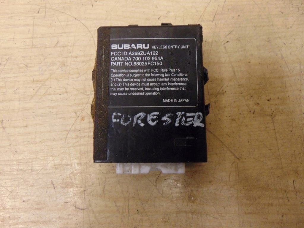 фото №1, Модуль keyless go subaru forester a269zua122
