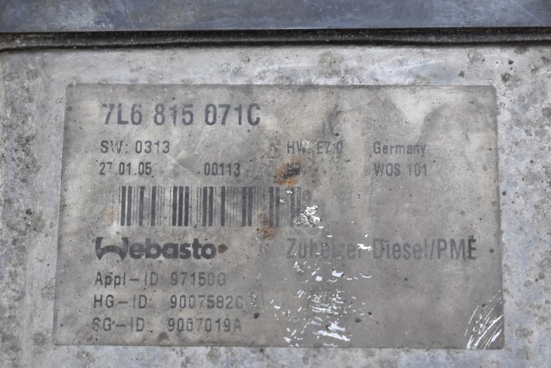 Webasto обогреватель стояночный 7l6815071c vw touareg 1 1 5.0 tdi 313 km 02-07 Киев