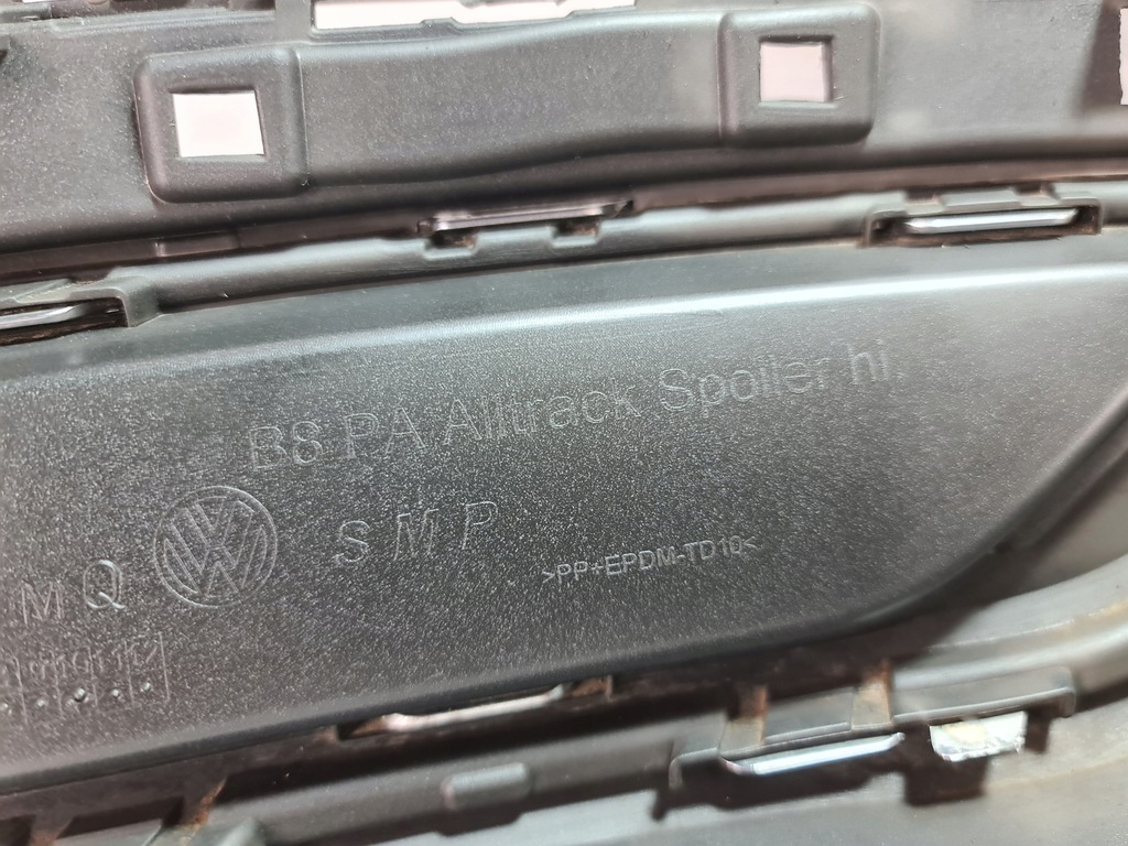 фото №15, Vw passat b8 lift alltrack спойлер накладка бампера задня задня 3g9807521m