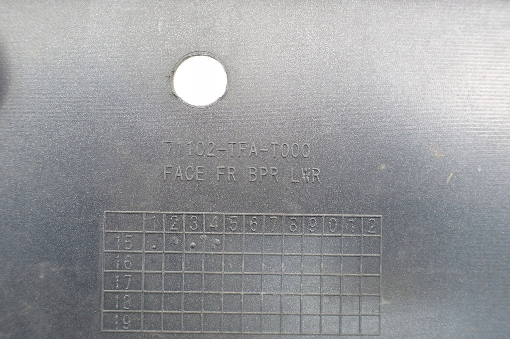 фото №11, Honda crv cr'v lift 15-18 спойлер накладка перед